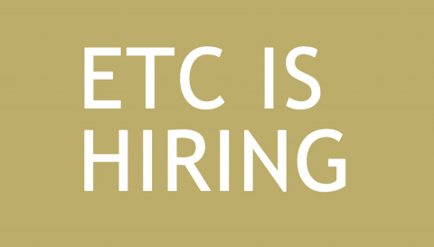 Text image: ETC is Hiring