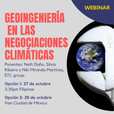 Geoingeniería en las negociaciones climáticas 2022