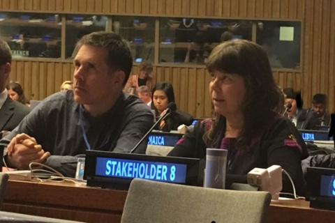 Silvia and Tom at STI Forum in New York City.