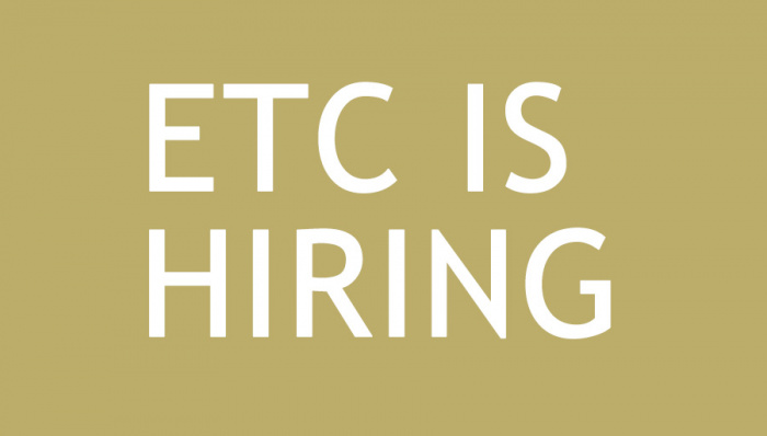 Text image: ETC is Hiring